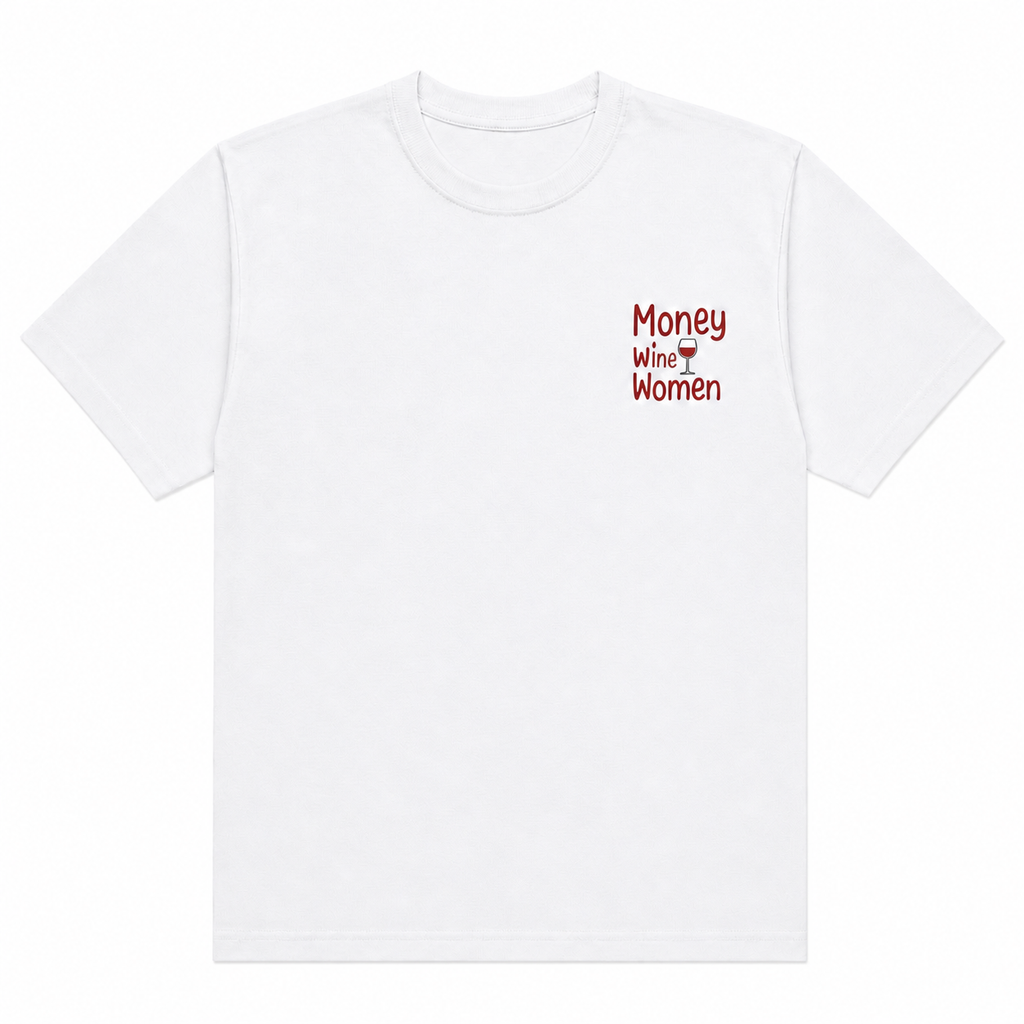 T-Shirt Money,Wine,Money